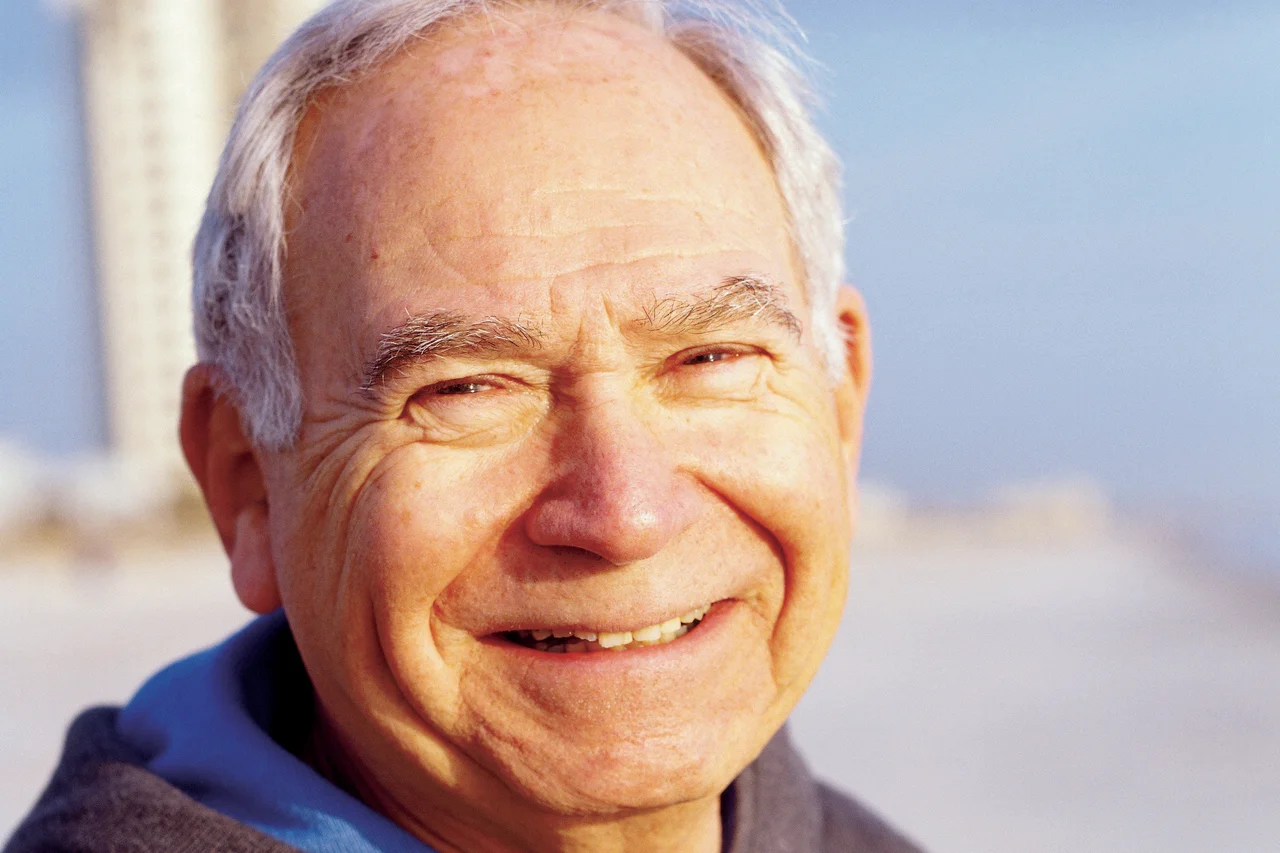 Portrait of a smiling man on the beach